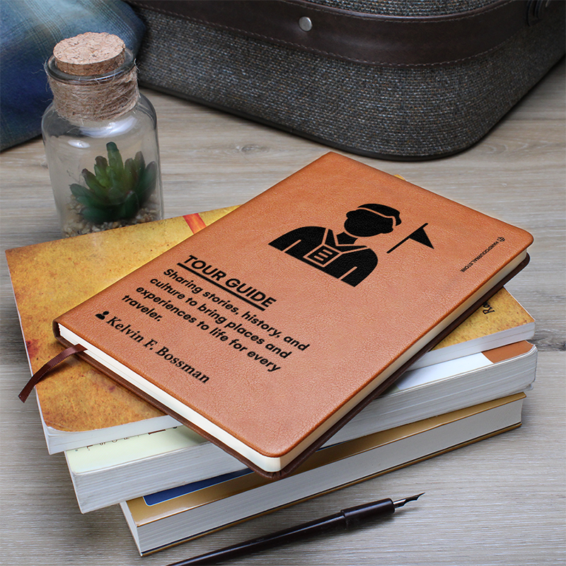 Pic 7 copy Customized Premium Leather Journal for Tour Guides - Image 8