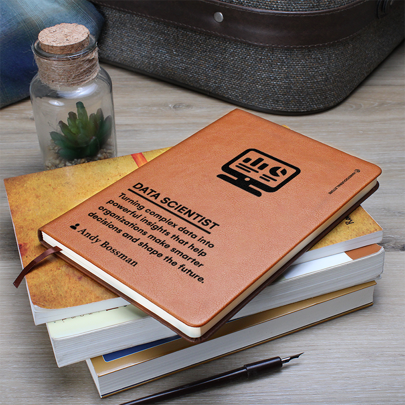 Pic 7 copy Customized Premium Leather Journal for Data Scientists - Image 8
