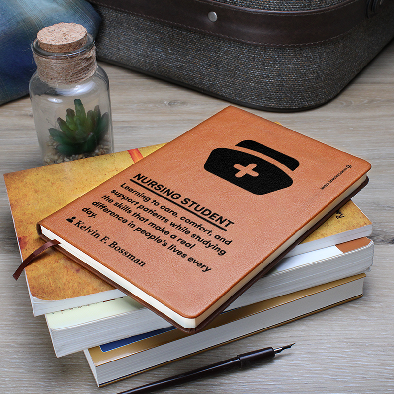 Pic 7 copy Customized Premium Leather Journal for Nursing Students - Image 8