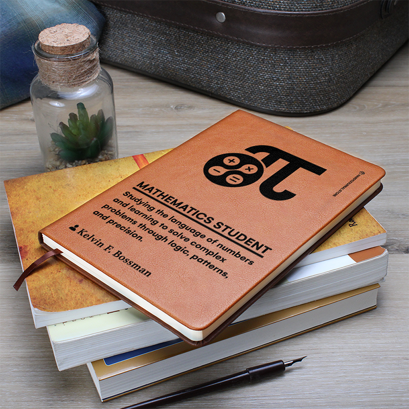 Pic 7 copy Customized Premium Leather Journal for Mathematics Students - Image 8