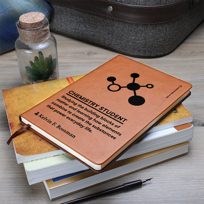 Pic 7 copy Customized Premium Leather Journal for Chemistry Students - Image 8