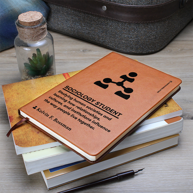 Pic 7 copy Customized Premium Leather Journal for Sociology Students - Image 8