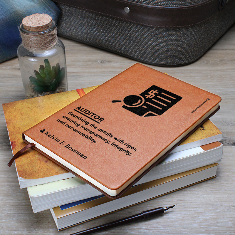 Pic 7 copy Customized Premium Leather Journal for Auditors - Image 8