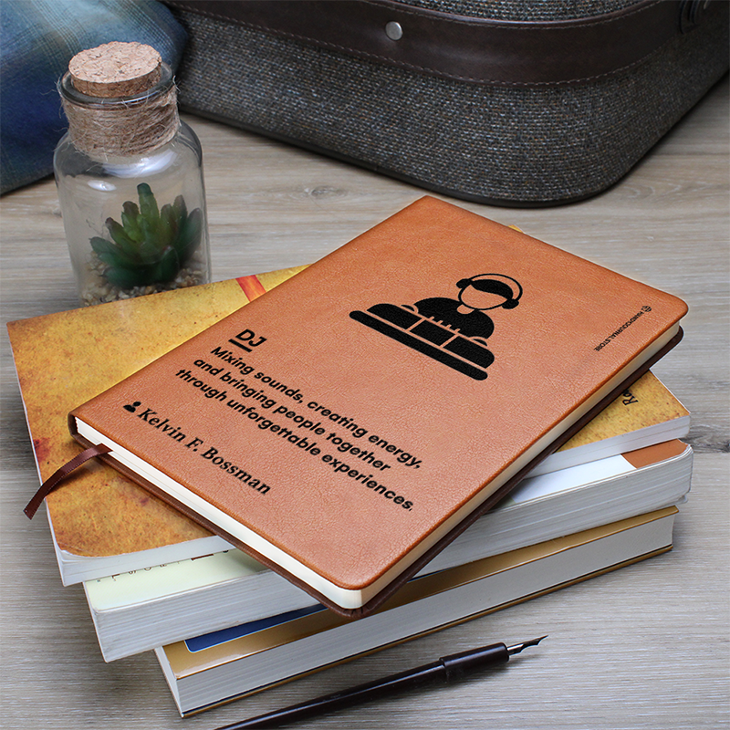 Pic 7 copy Customized Premium Leather Journal for DJs - Image 8