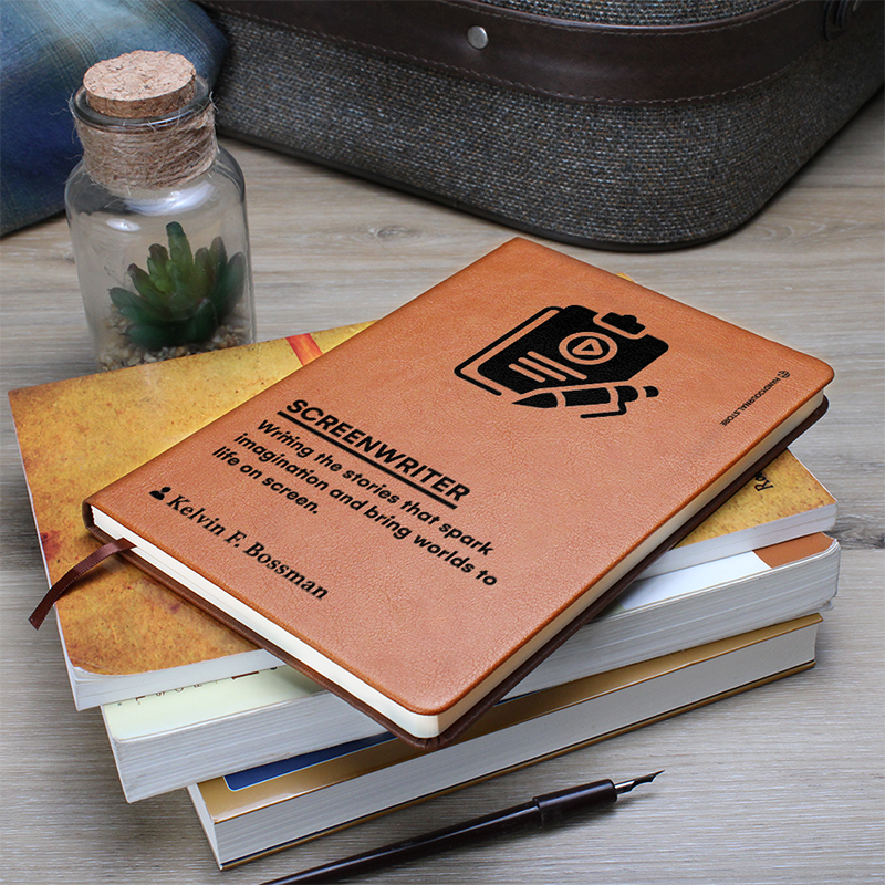 Pic 7 copy Customized Premium Leather Journal for Screenwriters - Image 8