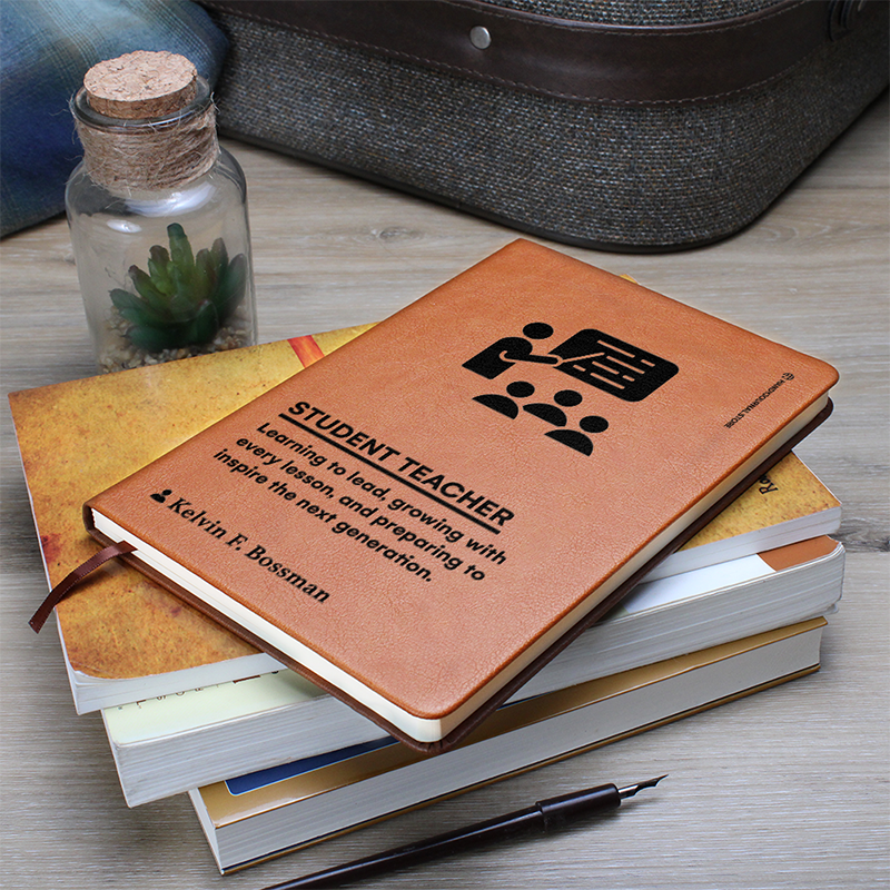 Pic 7 copy Customized Premium Leather Journal for Student Teachers - Image 8