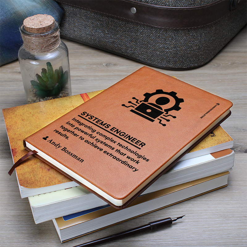 Pic 7 copy Customized Premium Leather Journal for Systems Engineers - Image 8